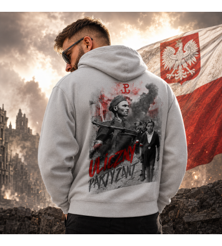 Bluza z kapturem  ULICZNY PARTYZANT